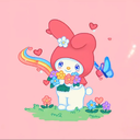 My Melody Pastel Pink Live Wallpaper icon