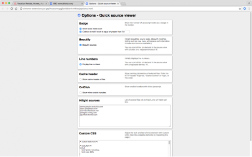 Quick source viewer screenshot
