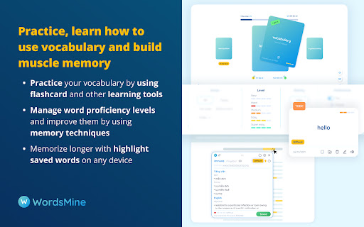 WordsMine! Your one-stop solution for vocabulary screenshot
