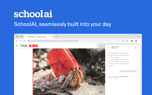 SchoolAI: AI for Schools. Teacher Tools, Student Spaces. screenshot