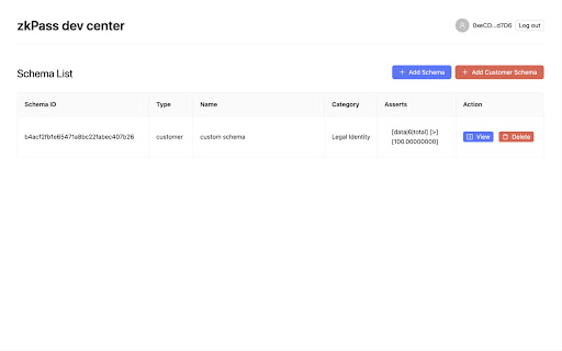 zkPass Schema Validator screenshot