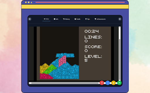 Sand Tetris Unblocked Game screenshot