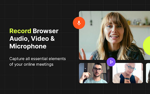 Record Meetings on Zoom, Microsoft Teams, Google Meet & more screenshot