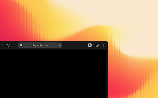 Playwriter screenshot