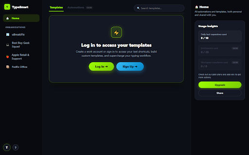 TypeSmart screenshot