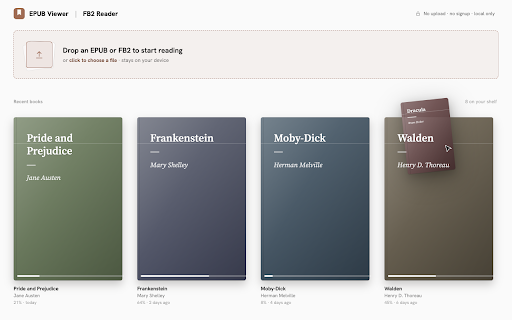 EPUB Viewer — Open & Read EPUB Files Online | FB2 Reader screenshot