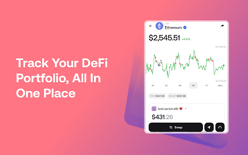 Zerion Wallet: Crypto & DeFi screenshot