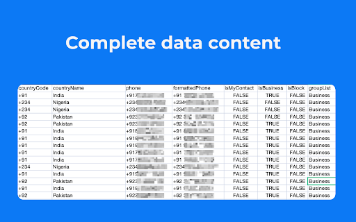 WA Contact| Bulk Export, Check, Send Message, Remark screenshot