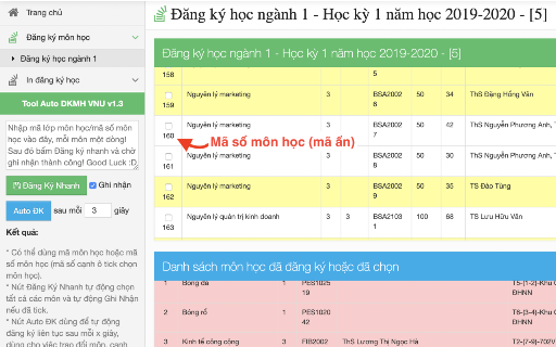 Auto DKMH VNU screenshot