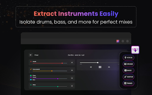 Vocal Remover, Music Separator screenshot