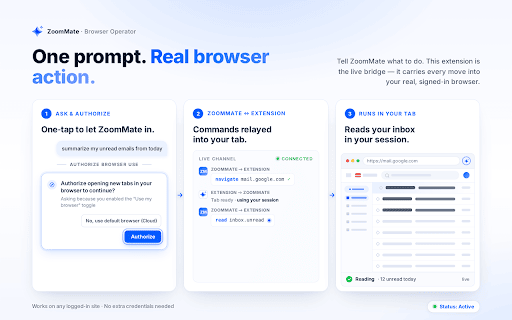 ZoomMate Browser Operator screenshot