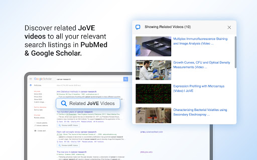 JoVE: Accelerate research with scientific videos screenshot