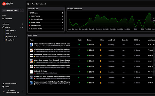AlarmBot: ULTIMATE Web Monitoring & Smart Price Alerts screenshot