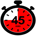 45 Minutes Timer - Countdown icon