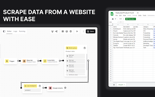 Automa screenshot