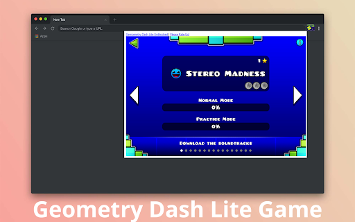 Geometry Dash Lite Game screenshot