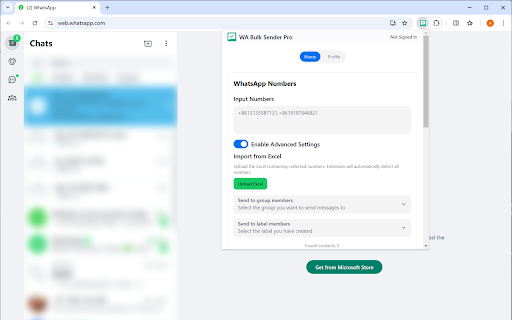 WABot - WA Bulk Message Sender screenshot