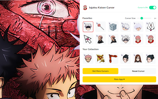 Jujutsu Kaisen Cursor ★ Custom Cursor for Chrome™ screenshot