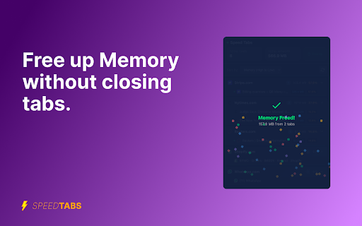 MemoryStats – Close Heavy Tabs, Reduce RAM Usage, Boost Chrome Memory Saver screenshot