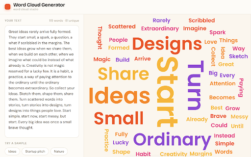 Word Cloud Generator™ screenshot