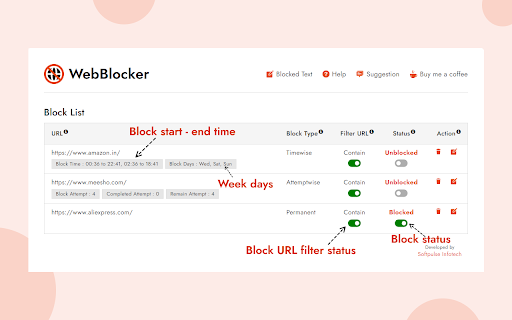 Website Blocker — Block Sites, Focus Timer & Productivity Tools screenshot