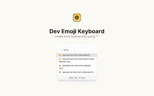 Dev Emoji Keyboard screenshot