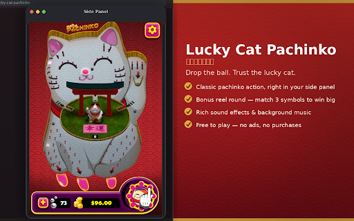 Lucky Cat Pachinko screenshot