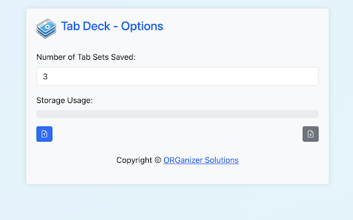 TabDeck - Manage your workspaces with tabs screenshot