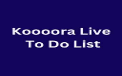Koooora Live To Do List screenshot