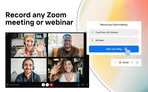 Record Zoom Meeting screenshot