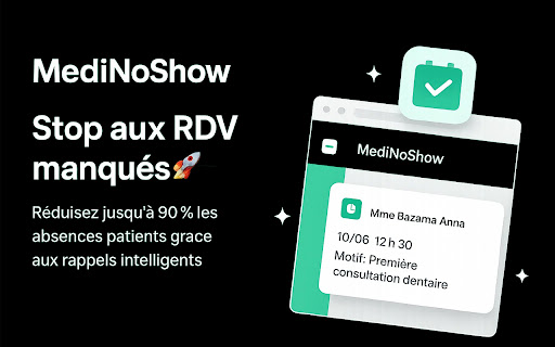 MediNoShow : Adieu aux rendez-vous manqués screenshot