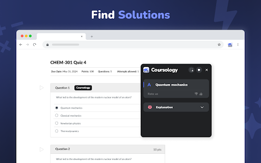Coursology screenshot