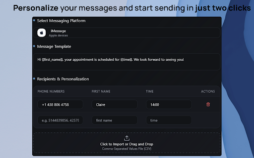 Text Blaster Pro - Bulk SMS Tool screenshot