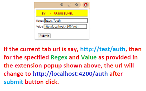 Edit Url by Regex screenshot