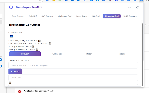 Developer Toolkit screenshot