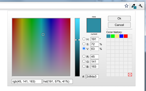ColorZilla screenshot