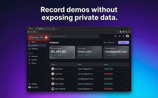ScreenBlur: Hide Sensitive Data & Blur Text on Page screenshot