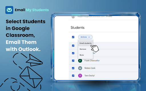 Email My Students screenshot