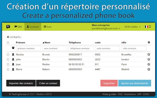 SMS Pro Solutions - TextingHouse screenshot