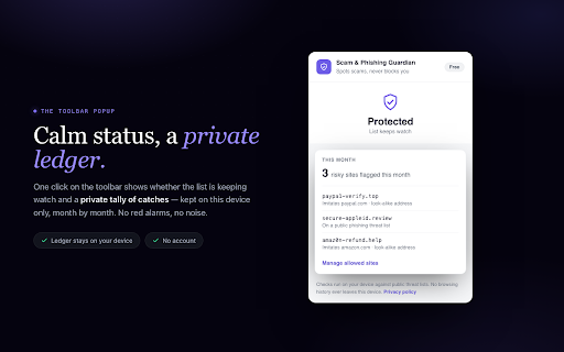 Scam & Phishing Guardian screenshot