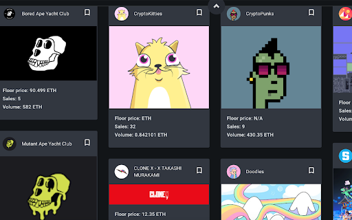NFT Tab screenshot