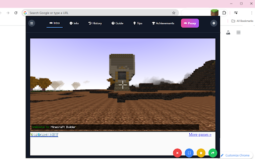 Minecraft Builder – Unblocked Game screenshot