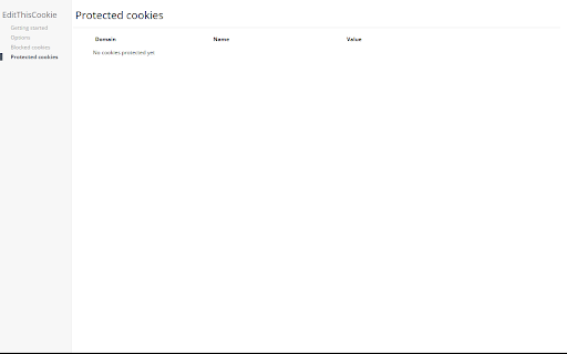 EditThisCookie (V3) screenshot
