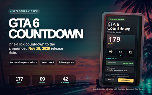GTA 6 Countdown screenshot