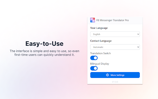 FB Messenger Translator Pro screenshot