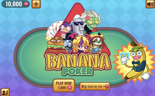Banana Poker Game screenshot