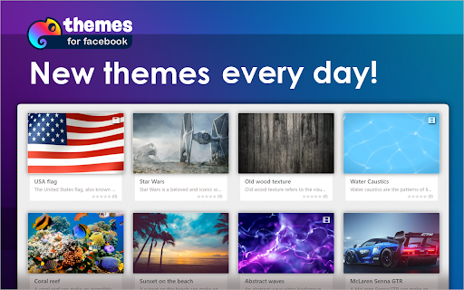 Themes for Facebook screenshot