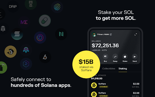 Solflare Wallet screenshot