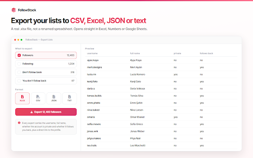 FollowStack – Social Tools for Desktop screenshot