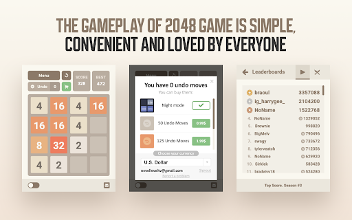 2048 screenshot